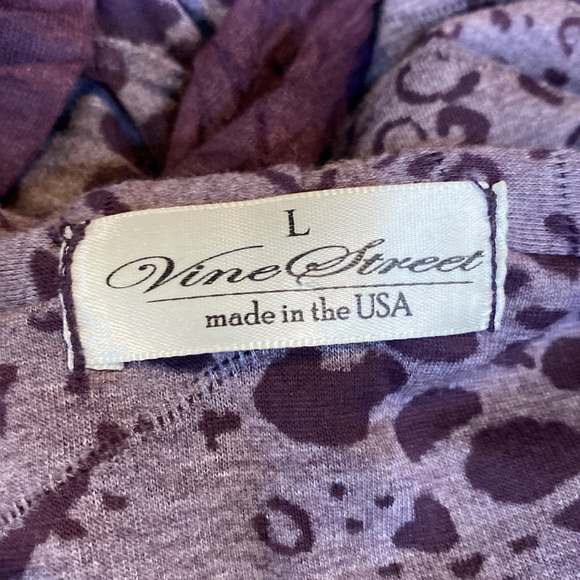 Stunning Vine Street Crinkle Dress & Matching Hooded Duster Size L​ - Picture 11 of 16